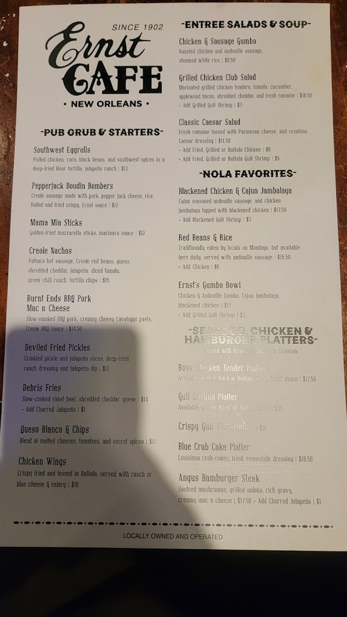 Ernst Cafe Menu - Image 6